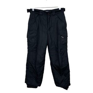 Cherokee Snow Ski Pants‎ Youth Medium Black Winter Insulated Snowboard